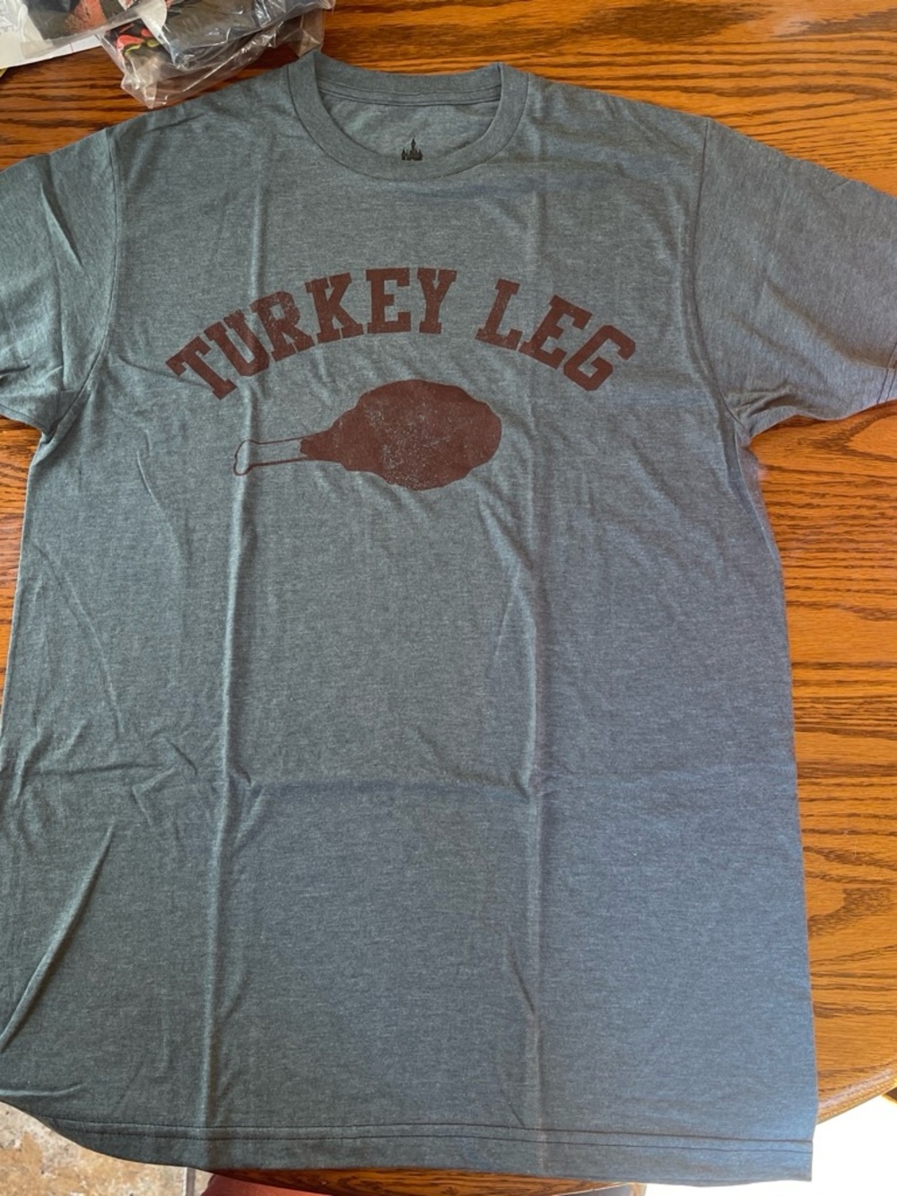 New Disney Turkey Leg Graphic Tee - Gray